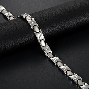 OIDEA Bracciale Braccialetto da Donna in Acciaio Inox Cuore Mosaico Zircone... - Ilgrandebazar