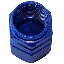 Carica l'immagine nel visualizzatore di Gallery, Aerzetix - 10 x Tappi blu per valvole in alluminio auto moto bicicletta - Ilgrandebazar