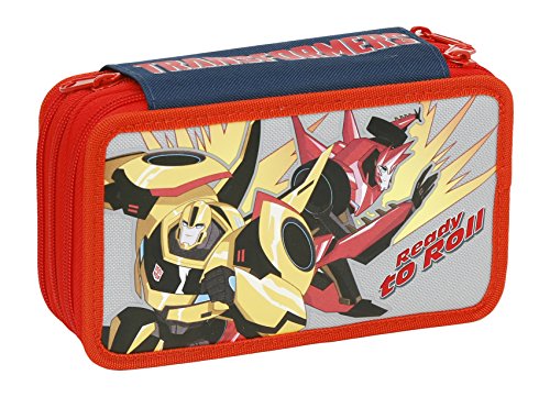 Giochi Preziosi - Transformers Astuccio Triplo con Colori, Pennarelli ed...