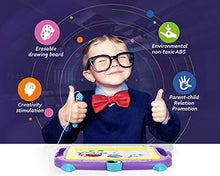 Carica l&#39;immagine nel visualizzatore di Gallery, Peradix Lavagna Magnetica per Bambini - Tavola da Disegno Cancellabile Viola - Ilgrandebazar