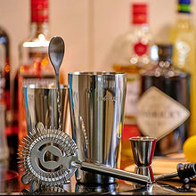 Carica l&#39;immagine nel visualizzatore di Gallery, INNÔPLUS Shaker Cocktail Set Kit Barman di 6 Pezzi, Boston Cocktail...