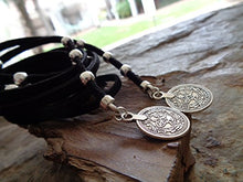 Carica l&#39;immagine nel visualizzatore di Gallery, BLACK BOHO GYPSY CHOKER ★ Colletto avvolgente - Ilgrandebazar
