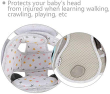 Carica l&#39;immagine nel visualizzatore di Gallery, Kobwa Baby caschetto di sicurezza regolabile casco tappo cute protettiva Gray - Ilgrandebazar