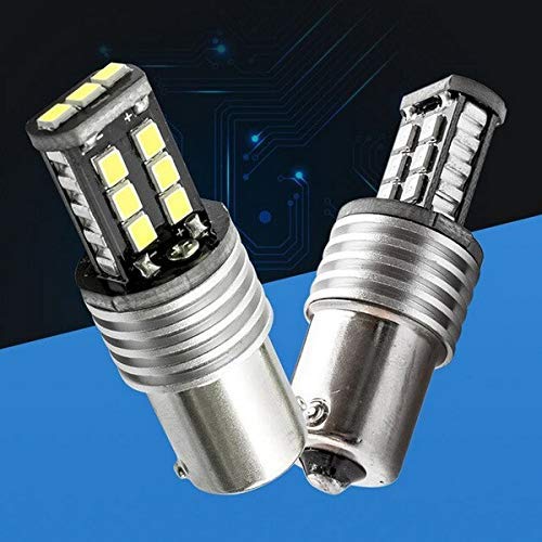BA15S P21W Lampadine Luci Led RETROMARCIA Auto CANBUS 6000K Bianco Ghiaccio...