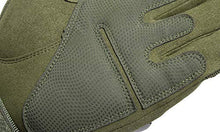 Carica l'immagine nel visualizzatore di Gallery, Guanti Militari Tattici Touch Screen Estivi da Moto XL, Verde militare