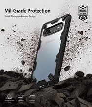 Carica l&#39;immagine nel visualizzatore di Gallery, Ringke Fusion-X Custodia Compatibile con Galaxy S10 Plus (6.4&quot;), Black - Ilgrandebazar