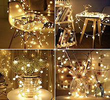 Carica l&#39;immagine nel visualizzatore di Gallery, JP-LED Catena Luminosa Di Luci Led 13M【filo di 100 lampadine 10M e Cavo Di...