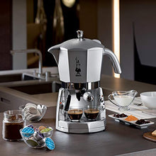 Carica l&#39;immagine nel visualizzatore di Gallery, Bialetti Mokona Silver, Macchina Caffè Espresso, Sistema Aperto (per Argento - Ilgrandebazar