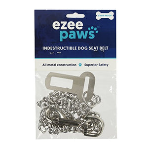 Ezee Paws, Cintura di Sicurezza in Metallo per Cani, a Prova di... - Ilgrandebazar