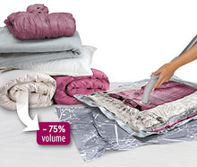 Carica l'immagine nel visualizzatore di Gallery, Domopak Living 913010 Set 2 Custodie salvaspazio, 70 x 105  cm, Trasparente