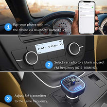 Carica l&#39;immagine nel visualizzatore di Gallery, [Bluetooth V5.0] LENCENT Trasmettitore FM Bluetooth, per...