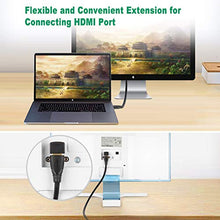 Carica l'immagine nel visualizzatore di Gallery, J&amp;D Adattatore HDMI da 90 Gradi e 270 Gradi, 2-Pack Placcato Oro