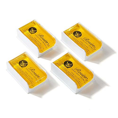 Vangoa – Colofonia color oro per archi di violino, viola e violoncello 4 PACK - Ilgrandebazar