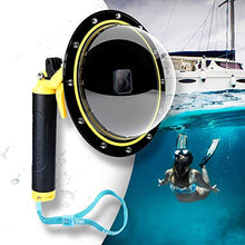 Carica l&#39;immagine nel visualizzatore di Gallery, AFAITH Gopro Dome Port, Custodia impermeabile 6 Per GoPro oHero 5/6/7 Black