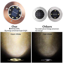Carica l&#39;immagine nel visualizzatore di Gallery, Luci Solari Giardino, ALED LIGHT 8 LED da Terra da...