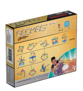 Geomag- Glitter Colour Gioco di Costruzione Magnetico, 30 Pezzi, Multicolore