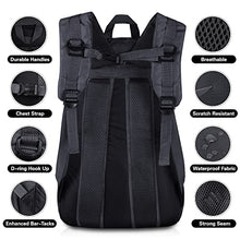 Carica l'immagine nel visualizzatore di Gallery, Besrina Zaino da Hiking 40L, Multifunzione Impermeabile Zaino da Viaggio con Strisce Riflettenti, per Uomini Donne Ciclismo, Viaggi, Arrampicata, Sport All'Aria Aperta