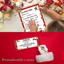 Carica l'immagine nel visualizzatore di Gallery, KOÏLWËS Letterina Babbo Natale - Certificato di Babbo Natale Libro dei Bambini Buoni - Idee Regali Bambini Natale Originali - Kit Babbo Natale - Regali Natale