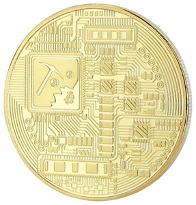 Bitcoin (BTC) - Moneta Fisica in Oro, Limited Miner Edition con Capsula Oro - Ilgrandebazar