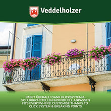 Carica l'immagine nel visualizzatore di Gallery, Veddelholzer Premium Universale 3 Metri in Acciaio Inox dissuasori per piccioni per balconi con Punto di Rottura predeterminato e Sistema a Scatto dissuasore Anti piccioni per finestre i grondaie