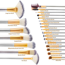 Carica l&#39;immagine nel visualizzatore di Gallery, Pennelli Make Up, Vander 24 pezzi Set di pennelli professionali per trucco...
