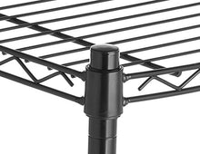 Carica l&#39;immagine nel visualizzatore di Gallery, AmazonBasics - Scaffalatura a 4 ripiani, su rotelle, Nero - Ilgrandebazar