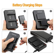 Carica l&#39;immagine nel visualizzatore di Gallery, ENEGON Doppio Pacco Batteria Fotocamera LP-E17 1040mAh con Caricatore...