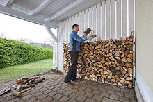 Carica l&#39;immagine nel visualizzatore di Gallery, Wolfcraft 5125000 - Legnaia modulare XXL per accatastare i tronchetti di...