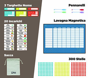 Tabella delle Ricompense per Bambini. La Magnetica Star Stimola i...