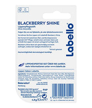 Carica l&#39;immagine nel visualizzatore di Gallery, Labello Blackberry Shine in confezione da 1 (1 x 4,8 g), matita per la cura delle labbra con delicata lucentezza rossa e pigmenti brillanti, cura delle labbra senza oli minerali
