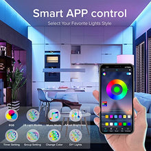 Carica l&#39;immagine nel visualizzatore di Gallery, Striscia Led, Luci Led camera da letto 10 Metri, Led Striscia con 40 Tasti Telecomando Controller Bluetooth, Luci Led rgb Funzione Musicale, Strisce led per Decorazioni Cucina Bar Festa