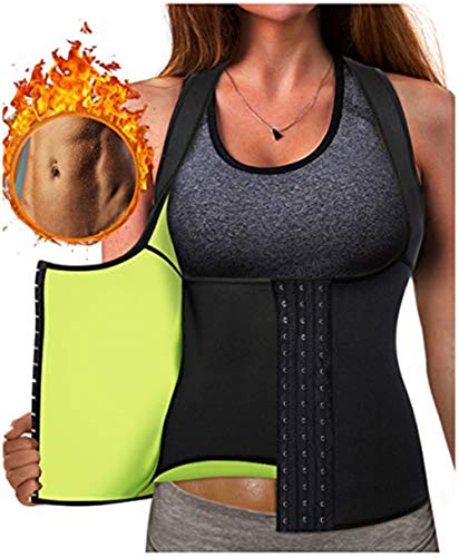 Chumian Tuta Sauna Dimagrante Donna Corsetto Vita Neoprene Sudore Sportiva...