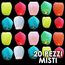 Carica l'immagine nel visualizzatore di Gallery, AREA Sky Lanterne Cinesi Volanti Colorate, Misti - Ilgrandebazar