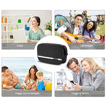 Carica l&#39;immagine nel visualizzatore di Gallery, GHB Beauty Case da Viaggio Borsa Toilette Cosmetico Bag Impemeabile Nero