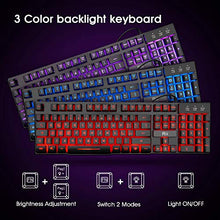 Carica l&#39;immagine nel visualizzatore di Gallery, Rii Gaming RK101 (Layout Italiano) - Set Tastiera e Mouse da Gioco,...