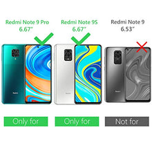 Carica l'immagine nel visualizzatore di Gallery, ivencase Cover Xiaomi Redmi Note 9S,con 4 Angoli Cuscino d'Aria Protezione...