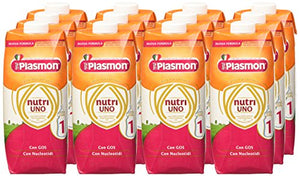 Plasmon Nutri-Uno Latte Liquido Stage 1, 12 Confezioni x 500 ml