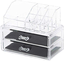 Carica l&#39;immagine nel visualizzatore di Gallery, Ordinare&amp;Co Cosmetic Organizer Blocco 2 Cassetti Trasparente