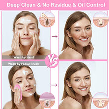 Carica l&#39;immagine nel visualizzatore di Gallery, Silicone Detergente Viso, Fayleer Spazzola pulizia viso Massaggiatore... - Ilgrandebazar