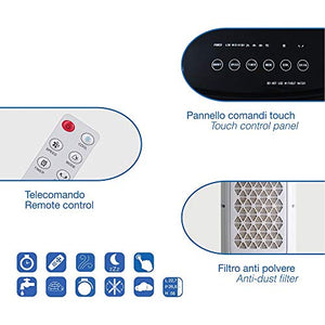Ardes AR5R06D EOLO TOUCH Raffrescatore Evaporativo d'Ambiente Umidificatore...