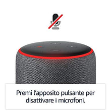 Carica l&#39;immagine nel visualizzatore di Gallery, Amazon Echo (3ª generazione) - Altoparlante intelligente Tessuto antracite