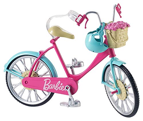 Barbie Bicicletta per Bambole con Casco e Accessori, Multicolore, Giocattolo... - Ilgrandebazar