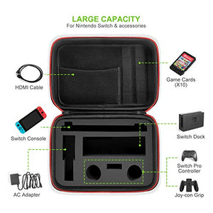 Custodia per Nintendo Switch - Younik Case da Viaggio Rigido Deluxe per...