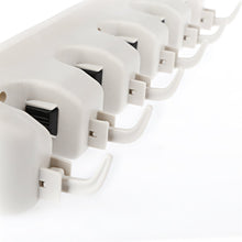 Carica l'immagine nel visualizzatore di Gallery, Coopache Mop Scopa Titolare Hanger 5 posizione con 6 ganci, White - Ilgrandebazar