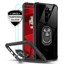 Carica l'immagine nel visualizzatore di Gallery, LeYi per Cover Xiaomi Redmi Note 8 PRO con Vetro Temperato [2 Pack], Nero