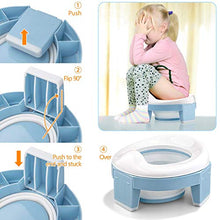 Carica l&#39;immagine nel visualizzatore di Gallery, Vasino Portatile da Viaggio Sedile per Bambini 3-in-1 Riduttore Water...