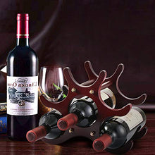 Carica l'immagine nel visualizzatore di Gallery, Gimars Portabottiglie Vino in Legno Naturale Scaffale Cantinetta da Tavolo...