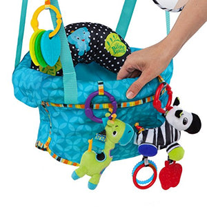 Bright Starts Altalena da Porta Deluxe Bounce ’n Spring™, 6 - 12 mesi, 0 -...