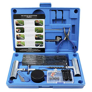 MAIKEHIGH Kit di Riparazione gomme Heavy Duty - 67 Pezzi PC per Blu - Ilgrandebazar