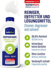 Carica l&#39;immagine nel visualizzatore di Gallery, Alcool Isopropilico puro al 99.9% Isopropanolo Detergente - 500ml per 500 ml - Ilgrandebazar